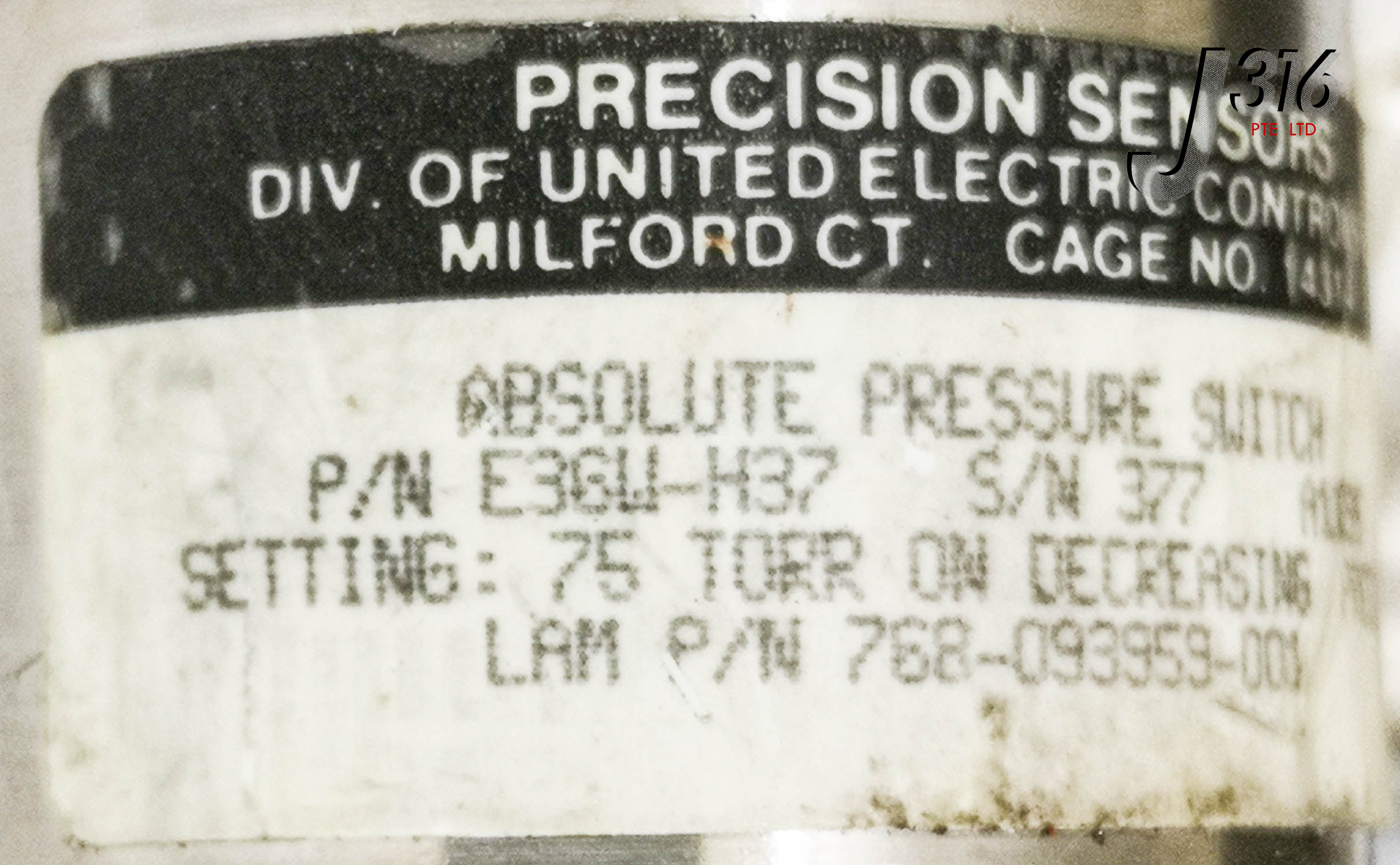 15238 LAM RESEARCH PRECISION SNSRS ABSOLUTE PR SWITCH E36W-H37